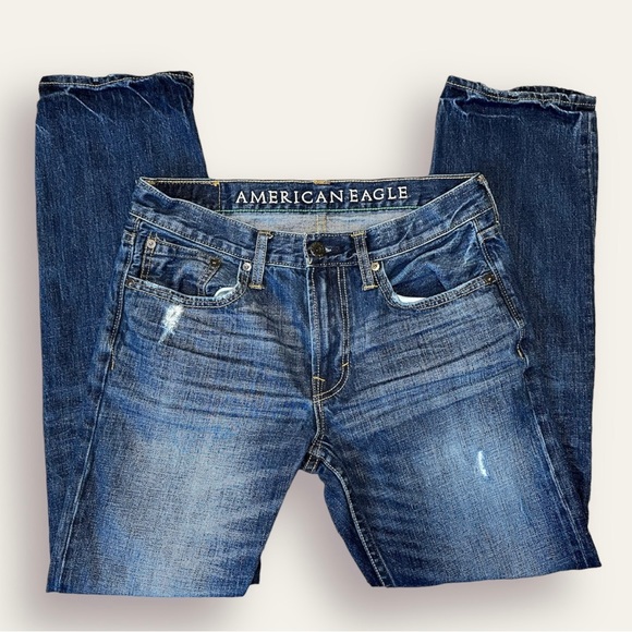 American Eagle Outfitters Jeans American Eagle Jeans Ae Outfitters Mens Slim Straight Denim